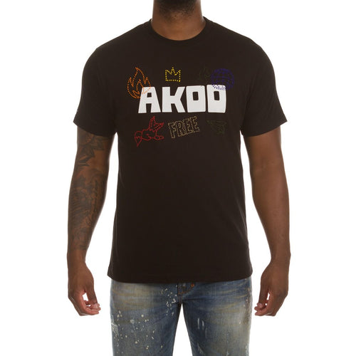 MEN AKOO ICON SS KNIT (BLACK)