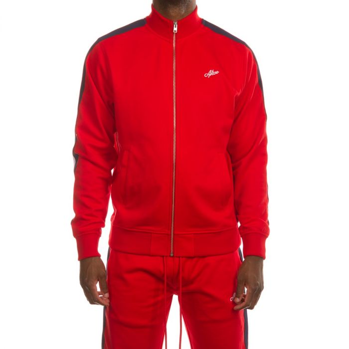 AKOO TRAINER TRACK JACKET RACING RED Dee s Urban Fashion