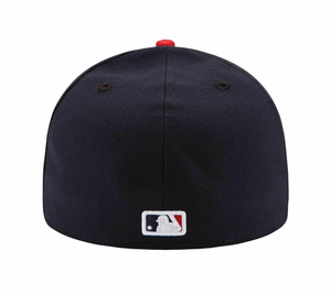 Atlanta Braves New Era Home Authentic Collection 59FIFTY Fitted Hat - Navy/Red