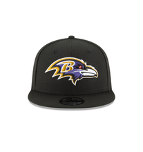 Load image into Gallery viewer, Baltimore Ravens New Era 9FIFTY Adjustable Hat - Black/Purple