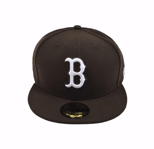 New Era 59Fifty Boston Red Sox Walnut Brown MLB Basic Fitted Hat