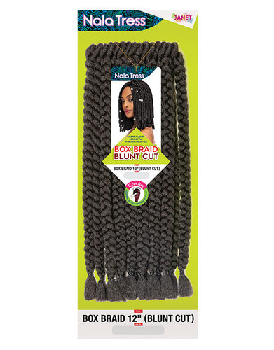 JANET COLLECTION NALA TRESS BOX BRAID BLUNT CUT 12