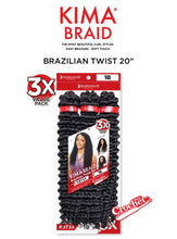 Load image into Gallery viewer, HARLEM 125 KIMA BRAID BRAZILIAN TWIST 20&quot;_3X(KBT3X)