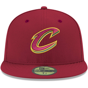 Cleveland Cavaliers New Era Logo Official Team Color 59FIFTY Fitted Hat - Wine