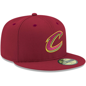 Cleveland Cavaliers New Era Logo Official Team Color 59FIFTY Fitted Hat - Wine
