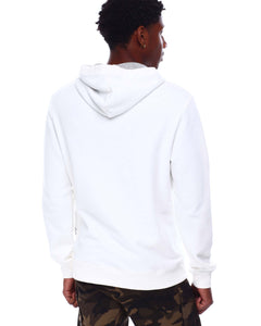 HUSTLE GANG COLDEST HOODIE (WHITE)