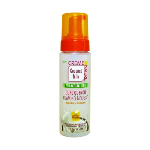 CREME OF NATURE COCONUT MILK CURL QUENCHING FOAMING MOUSSE