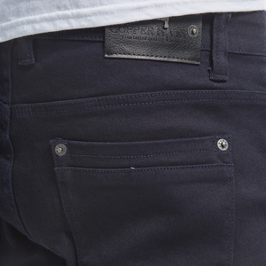 COPPER RIVET NAVY DENIM JEANS