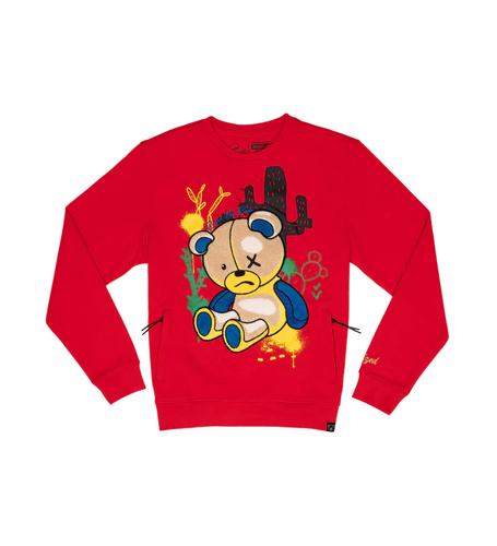 CIVILIZED BEAR CREWNECK (RED)
