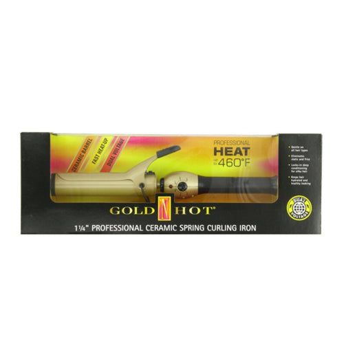 GOLD-N-HOT PROFESSIONAL CERAMIC SPRING CURLING IRON