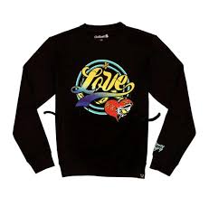 CIVILIZED LOVE GRADIENT CREWNECK (BLACK)