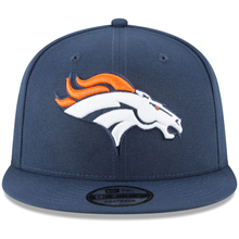 Load image into Gallery viewer, Denver Broncos New Era Basic 9FIFTY Adjustable Snapback Hat - Navy
