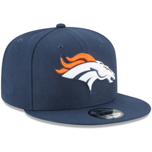 Denver Broncos New Era Basic 9FIFTY Adjustable Snapback Hat - Navy