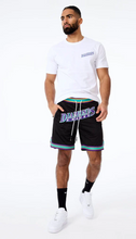 Load image into Gallery viewer, JORDAN CRAIG DIAMONDS &amp; RACKS BASKETBALL SHORTS (BLACK DIAMOND)