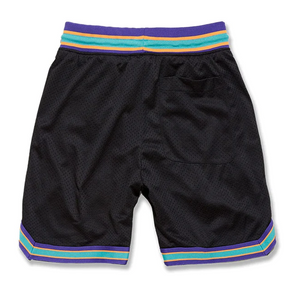 JORDAN CRAIG DIAMONDS & RACKS BASKETBALL SHORTS (BLACK DIAMOND)