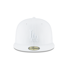 Load image into Gallery viewer, Los Angeles Dodgers New Era Fashion Color Basic 59FIFTY Fitted Hat - White