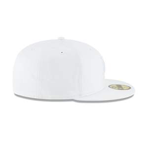 Los Angeles Dodgers New Era Fashion Color Basic 59FIFTY Fitted Hat - White