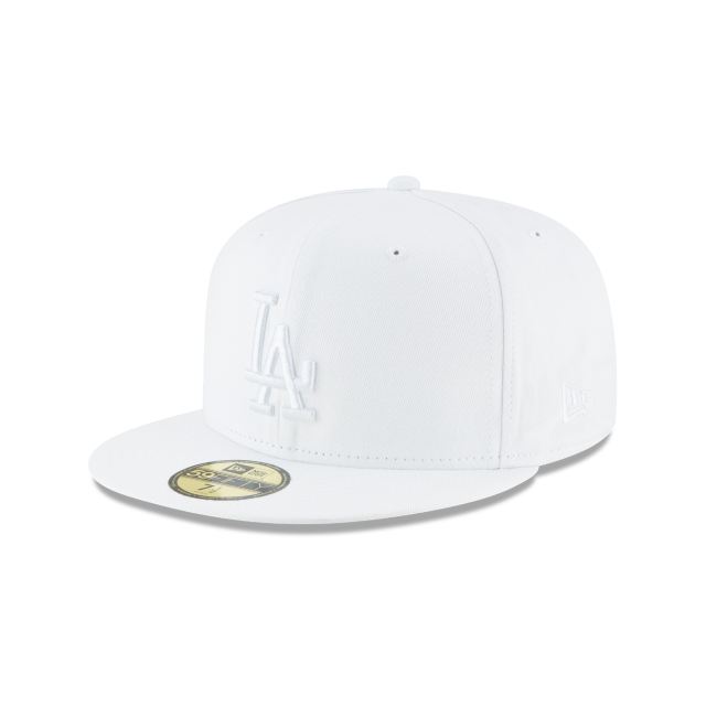 Los Angeles Dodgers New Era Fashion Color Basic 59FIFTY Fitted Hat - White