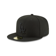 Load image into Gallery viewer, Los Angeles Dodgers New Era Fashion 59FIFTY Fitted Hat - Black