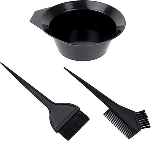 MIXING BOWL W/DYE BRUSH(BLACK)