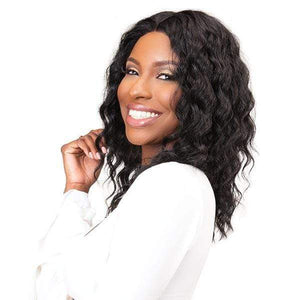 JANET COLLECTION LUSCIOUS WET N WAVY 360 LACE FRENCH DEEP WIG