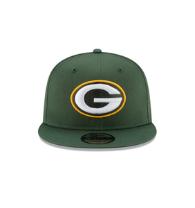 Green Bay Packers New Era 9FIFTY Adjustable Hat - Green/Gold