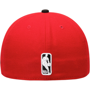 Miami Heat New Era Official Team Color 2Tone 59FIFTY Fitted Hat - Red/Black