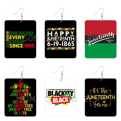 JUNETEENTH EARRINGS (IN STORES NOW)