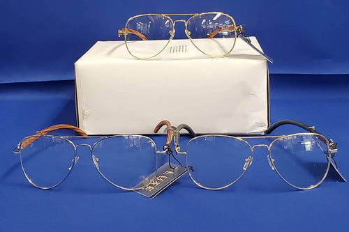 MEN SUNGLASSES (ALPHA CLEAR/WOOD)