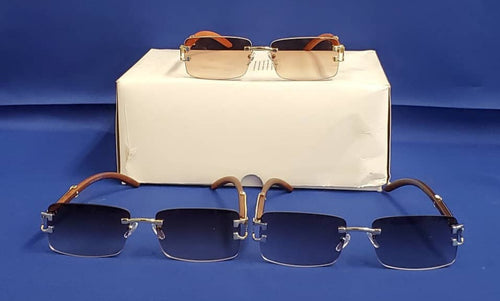 MEN SUNGLASSES (TINTED RIMLESS)