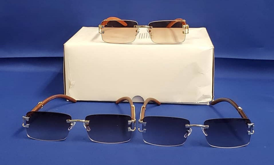 MEN SUNGLASSES (TINTED RIMLESS)