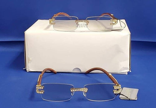 MEN SUNGLASSES (PAUL) GOLD/WOOD/STONES