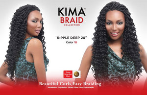 HARLEM 125 KIMA BRAID RIPPLE DEEP 20"