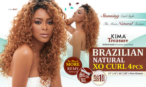 HARLEM 125 BRAZILIAN NATURAL XO 12"14"16"18"