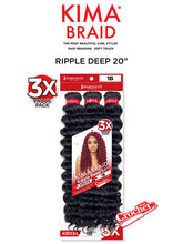 Load image into Gallery viewer, HARLEM 125 KIMA BRAID RIPPLE DEEP 20&quot; 3x (KRD3x)