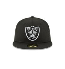 Load image into Gallery viewer, Las Vegas Raiders New Era Omaha Low Profile 59FIFTY Fitted Hat - Black