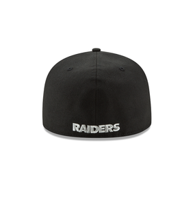 Las Vegas Raiders New Era Omaha Low Profile 59FIFTY Fitted Hat - Black