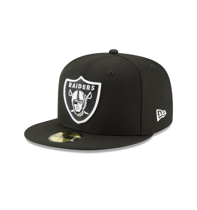 Las Vegas Raiders New Era Omaha Low Profile 59FIFTY Fitted Hat - Black