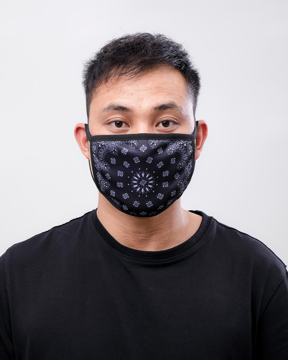 HUDSON Bandana Face Mask (Black)