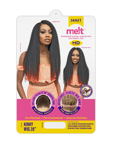 JANET MELT HD kinky wig"28"