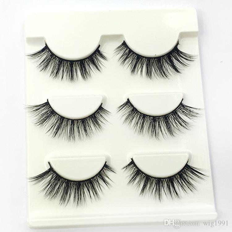 SOUL FAUX MINK 3D EYELASHES 3PK