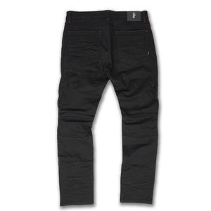 MAKOBI 1962 Shredded Biker Jeans (Black)