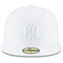 Load image into Gallery viewer, New York Yankees New Era Primary Logo Basic 59FIFTY Fitted Hat - White