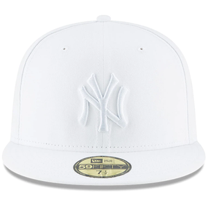 New York Yankees New Era Primary Logo Basic 59FIFTY Fitted Hat - White