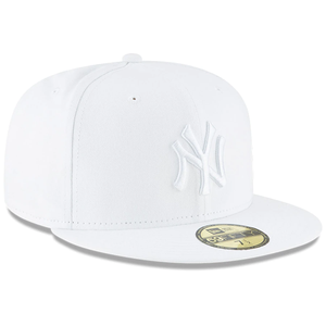 New York Yankees New Era Primary Logo Basic 59FIFTY Fitted Hat - White