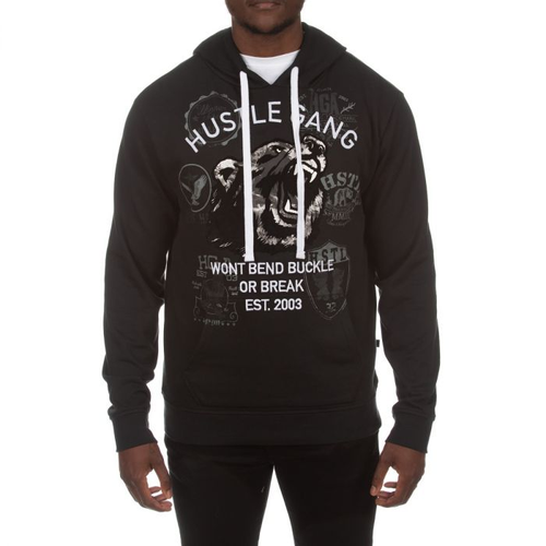 HUSTLE GANG ONYX HOODIE (BLACK)