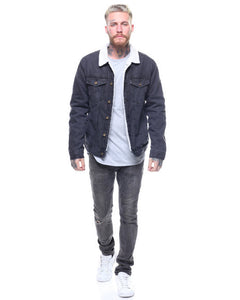 PARISH NATION RAIN MAKER DENIM SHERPA JACKET