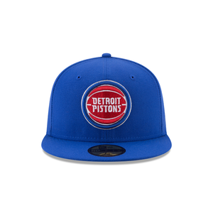 Detroit Pistons New Era Official Team Color 59FIFTY Fitted Hat - Royal