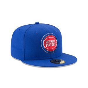 Detroit Pistons New Era Official Team Color 59FIFTY Fitted Hat - Royal