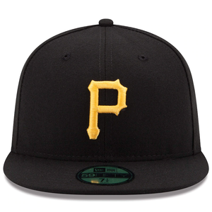 Pittsburgh Pirates New Era Game Authentic Collection 59FIFTY Fitted Hat - Black
